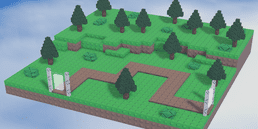 Forest map thumbnail from Noob Tower Defense
