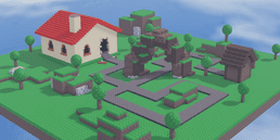 Happy Home of Robloxia map thumbnail from Noob Tower Defense