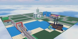 Robloxopolis map thumbnail from Noob Tower Defense